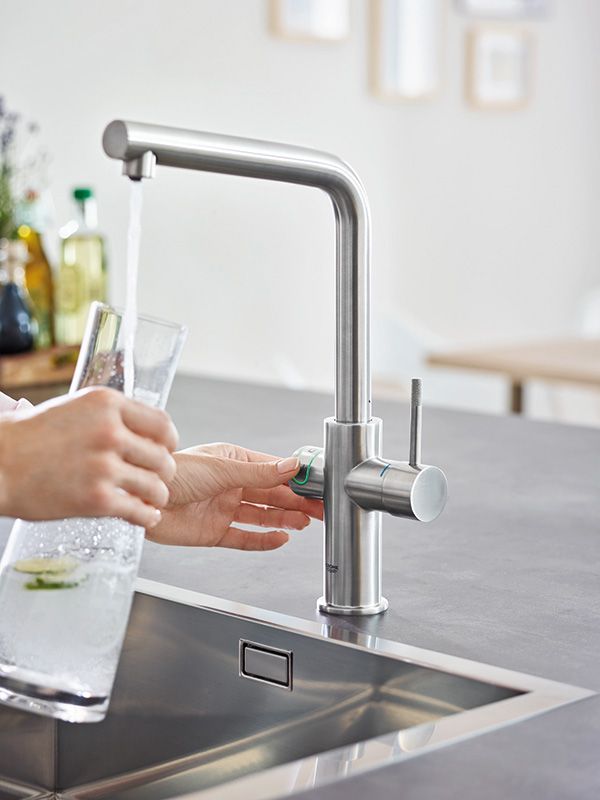 Grohe-Kampagne: Deutschland plastikflaschenfrei mit 100 € Aktionsrabatt.