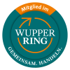 Siegel: Mitglied im Wupper-Ring. Gemeinsam. Handeln.
