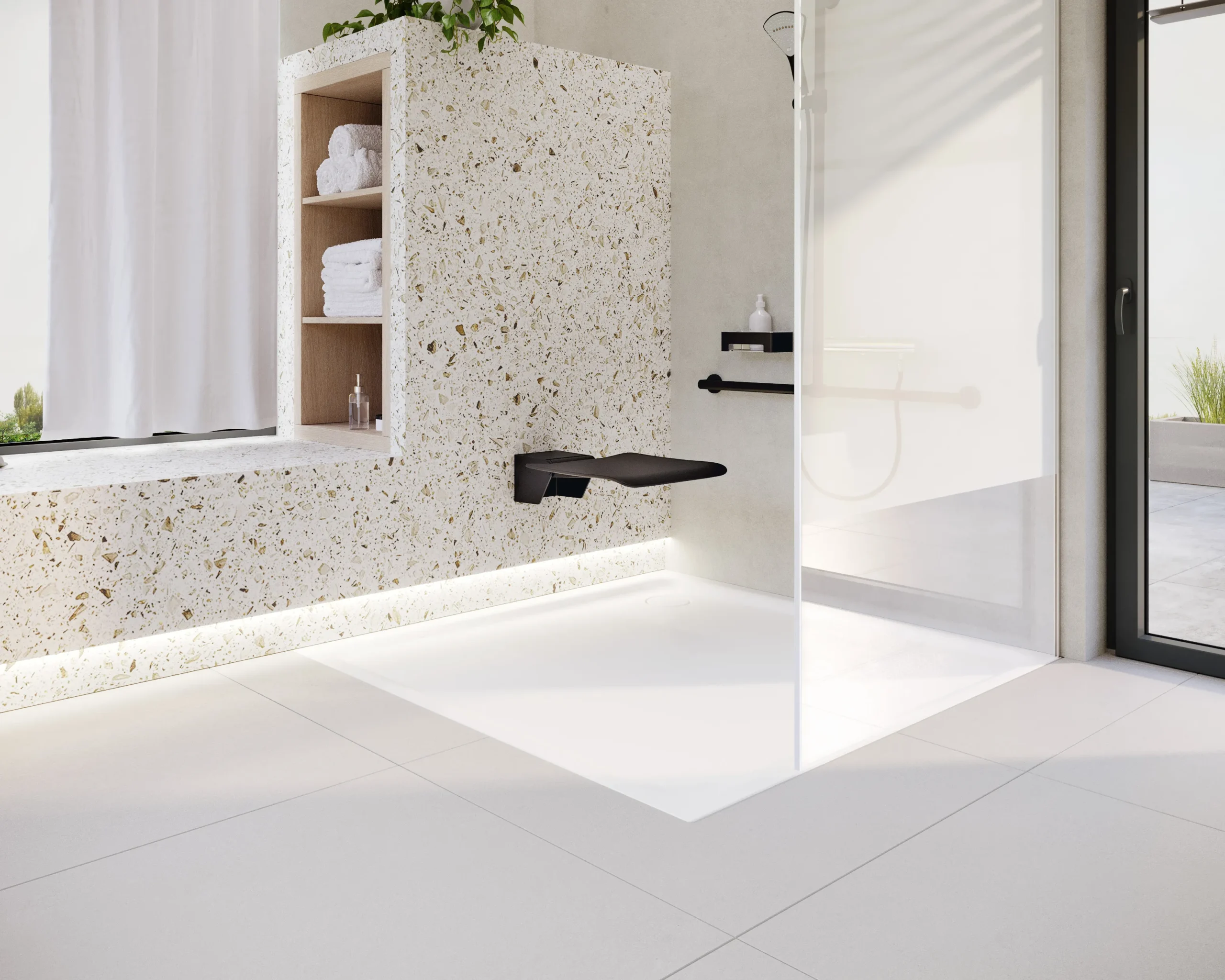 barrierefreie Dusche